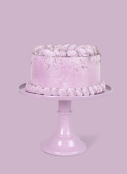 Lilac Purple Melamine Cake Stand- Large
