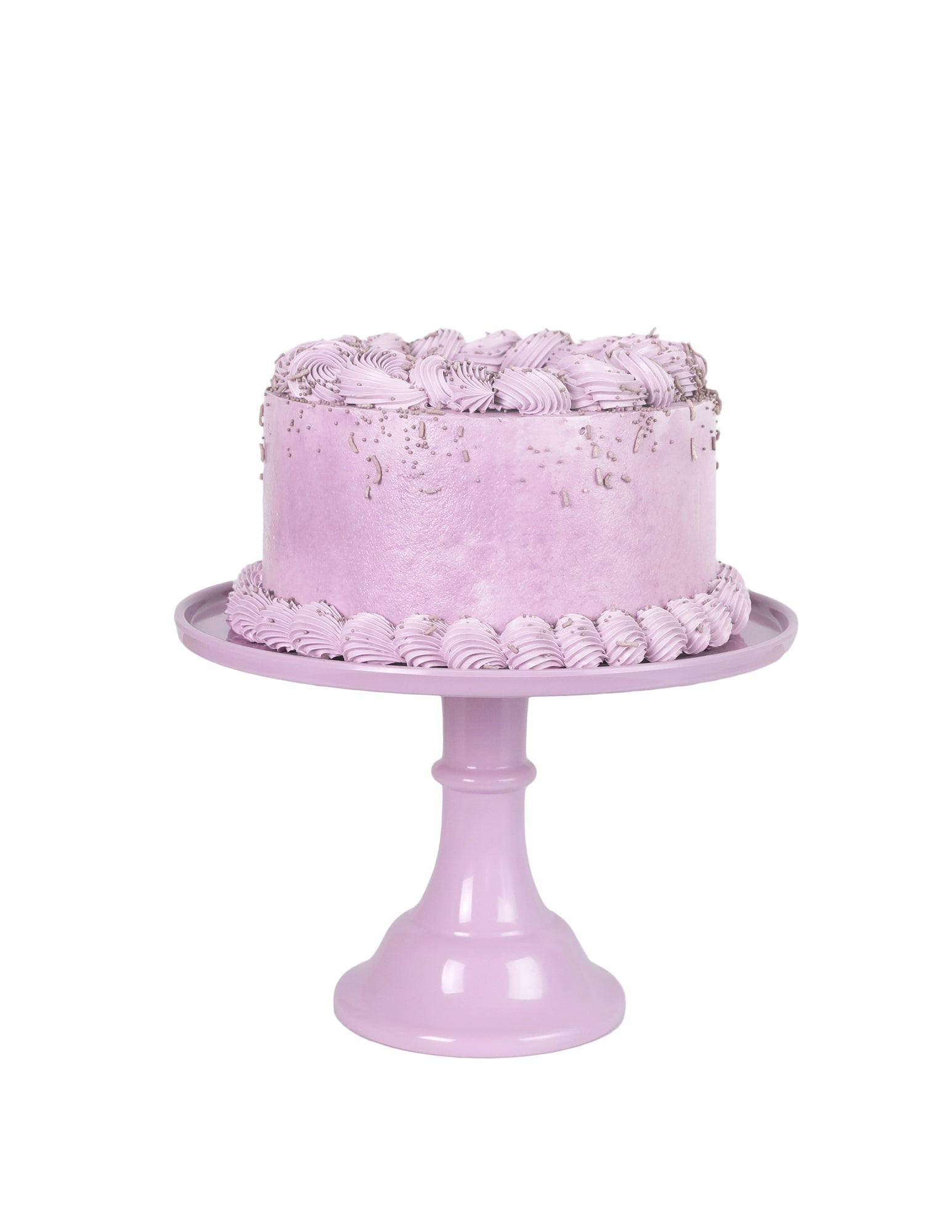 Lilac Purple Melamine Cake Stand- Large