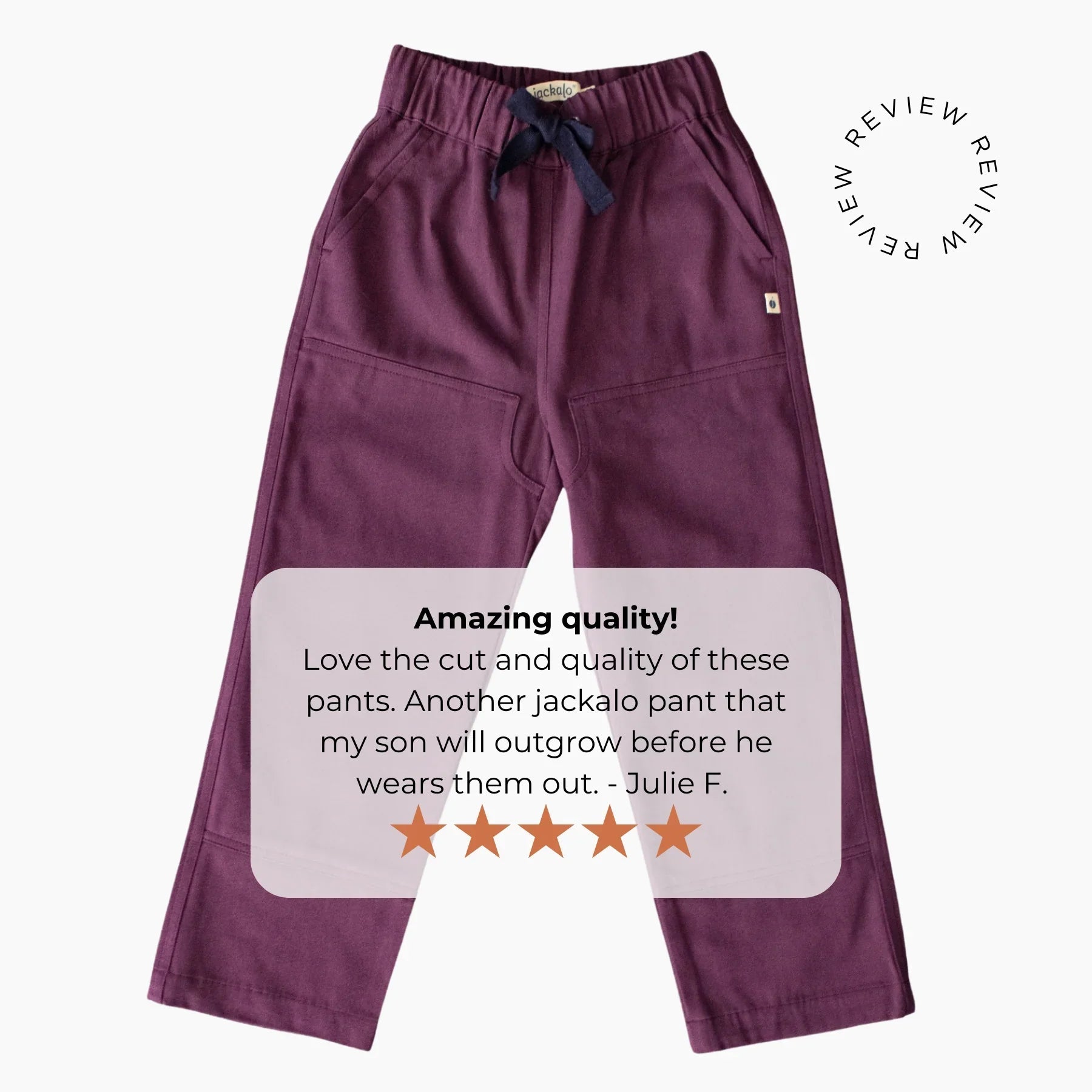 Jules Pants - Plum