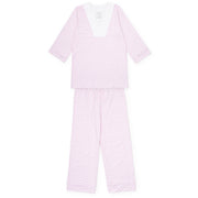 Julia Women's Pajama Pant Set Pretty Pink Bows