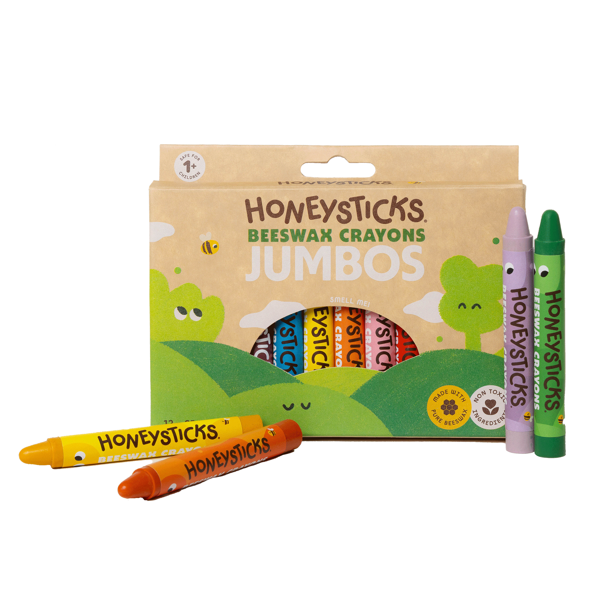 Honeysticks Beeswax Crayons Jumbos 12pk