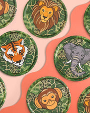 Party Animal Plates - 24 Paper Plates
