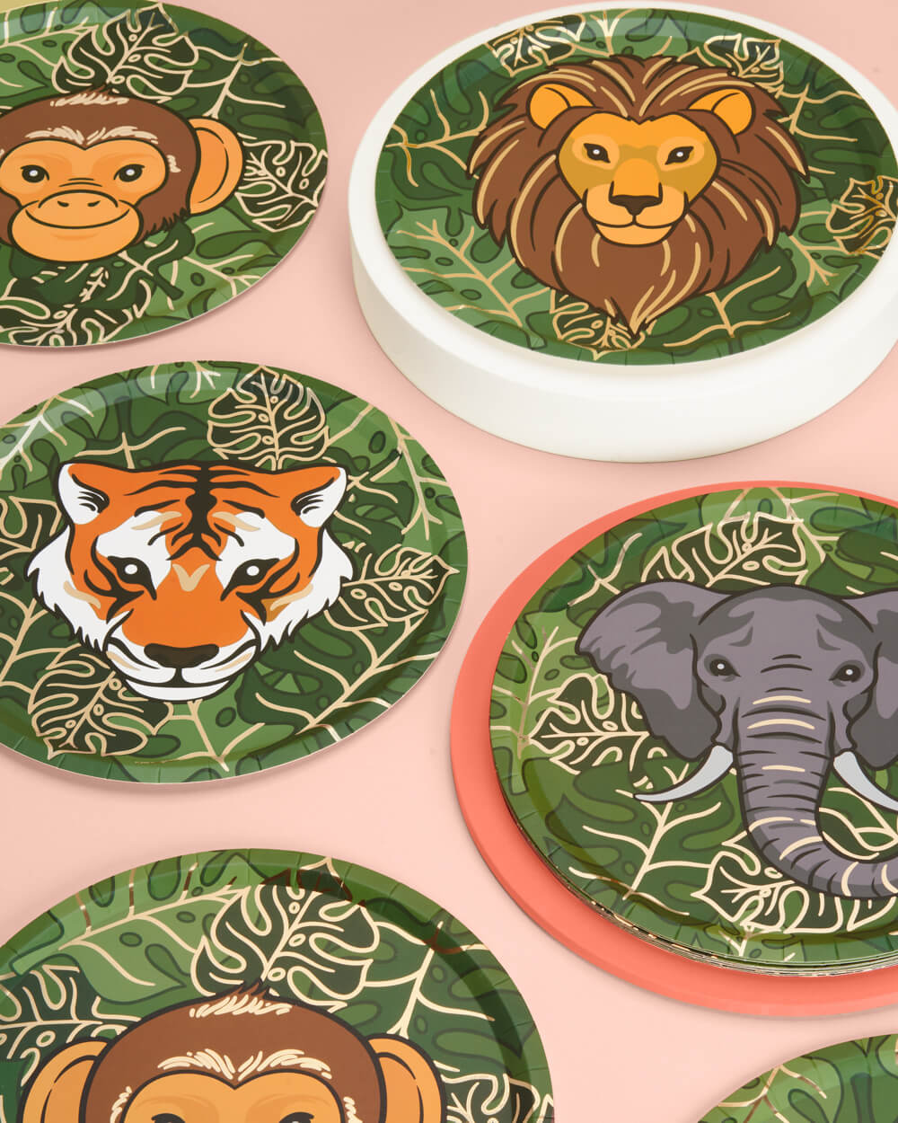 Party Animal Plates - 24 Paper Plates