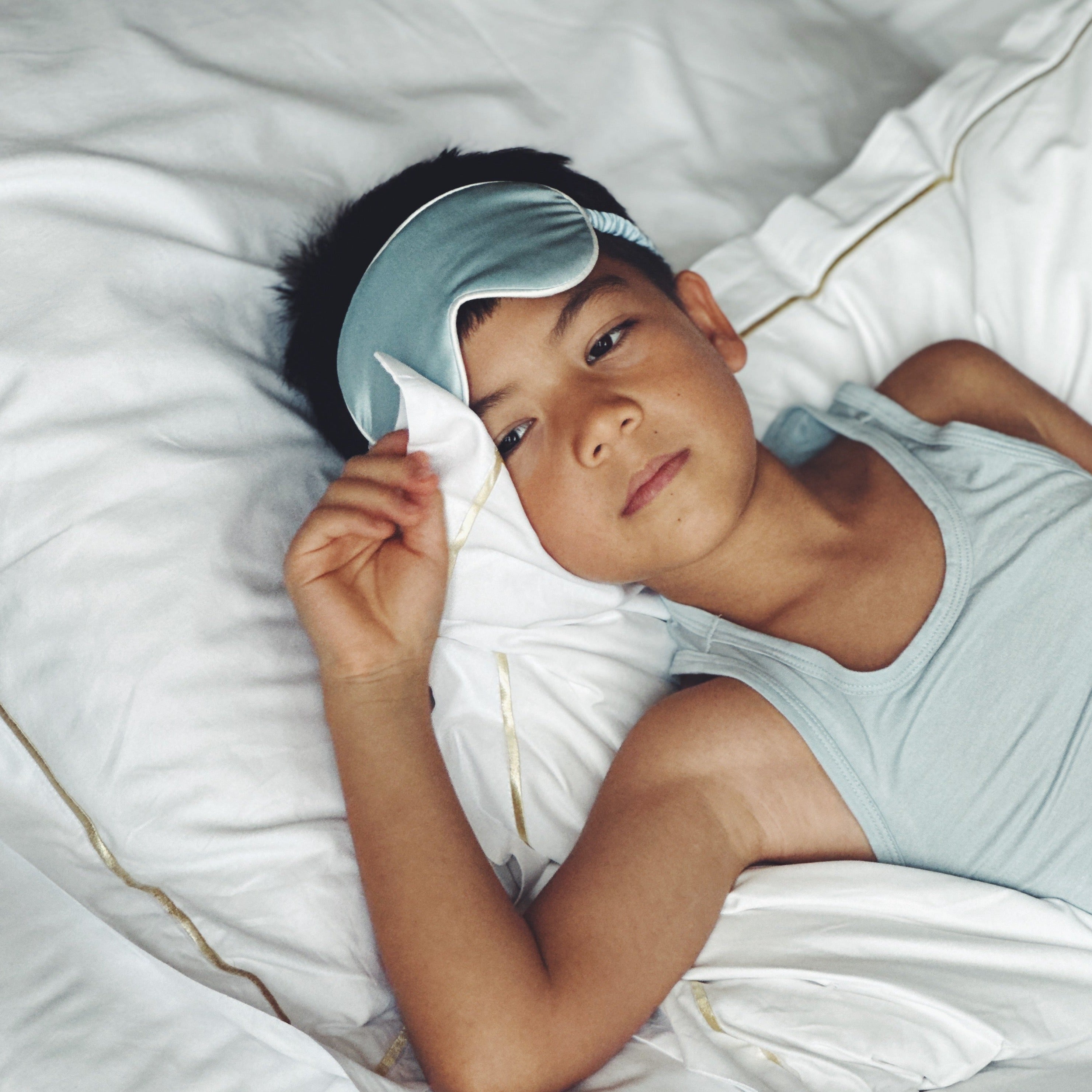 Teens & Kids Silk Sleep Mask - 100% Mulberry Silk Blackout Eye Mask
