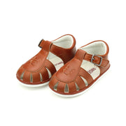 Henry Caged Leather Sandal (baby)
