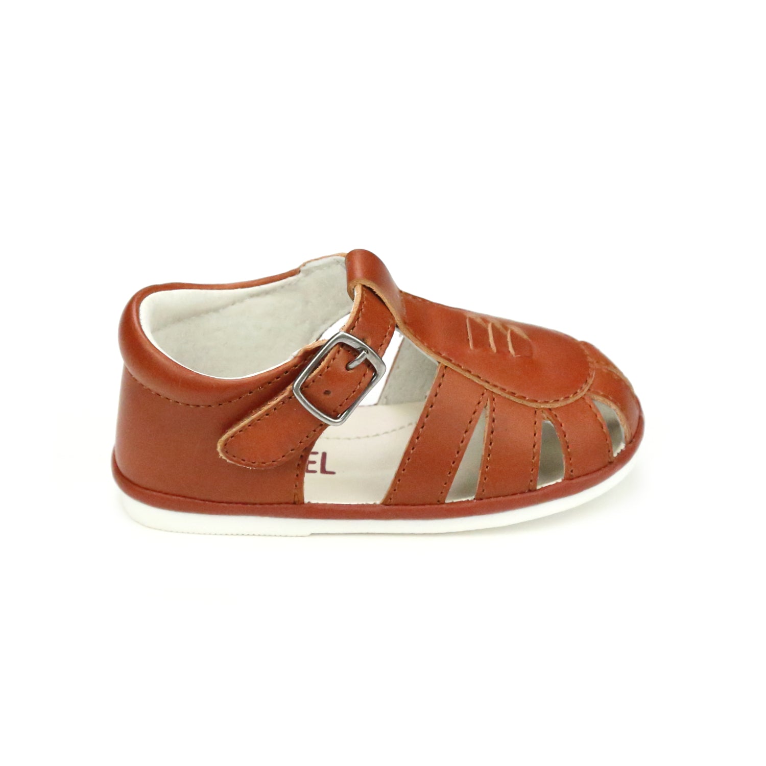 Henry Caged Leather Sandal (baby)