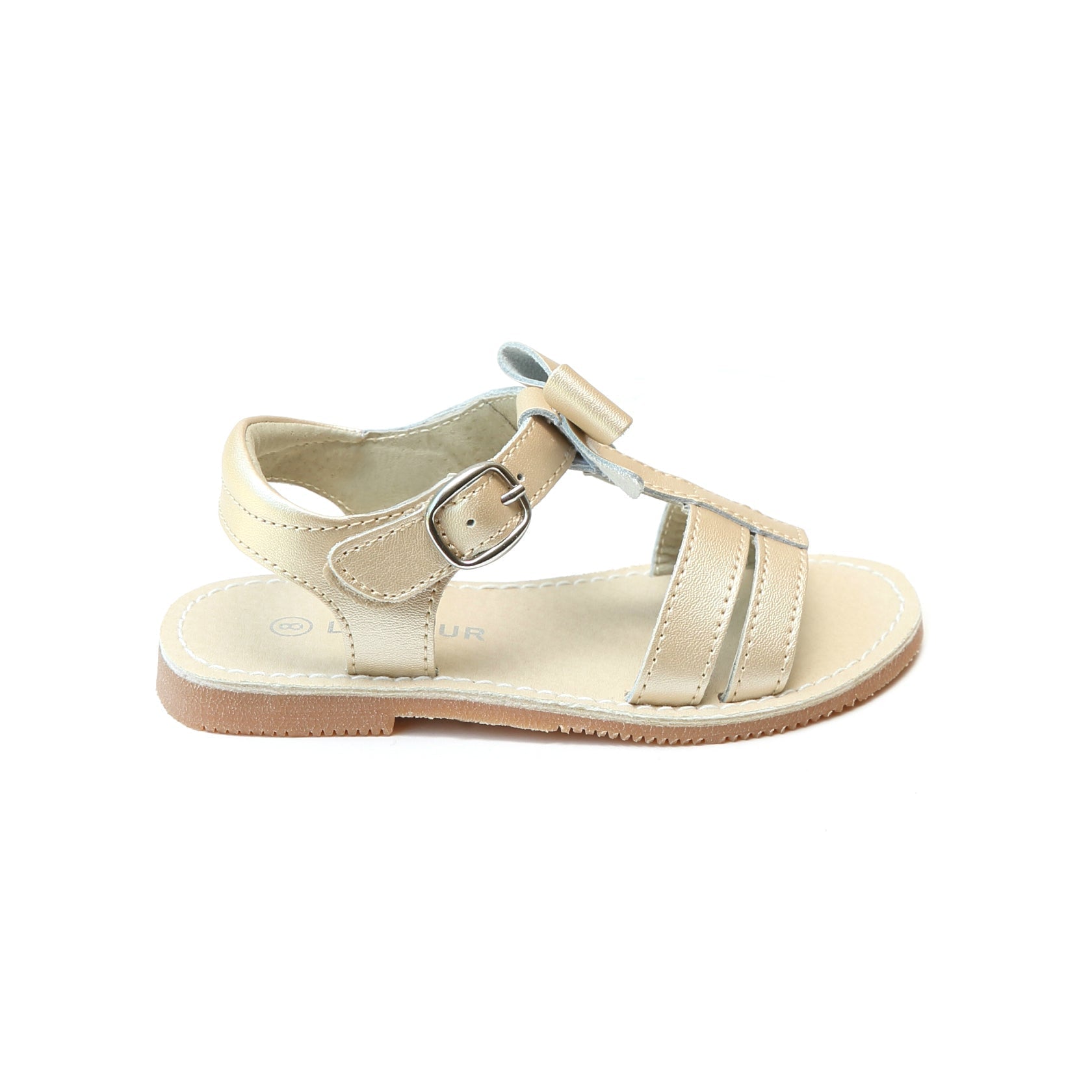 Janie T-strap Bow Sandal