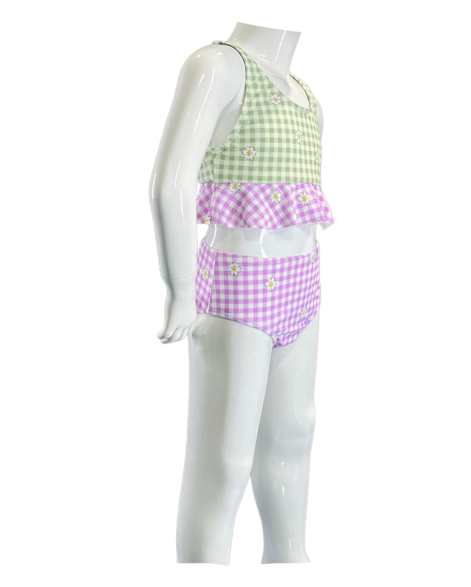 K4717-gingham Daisy