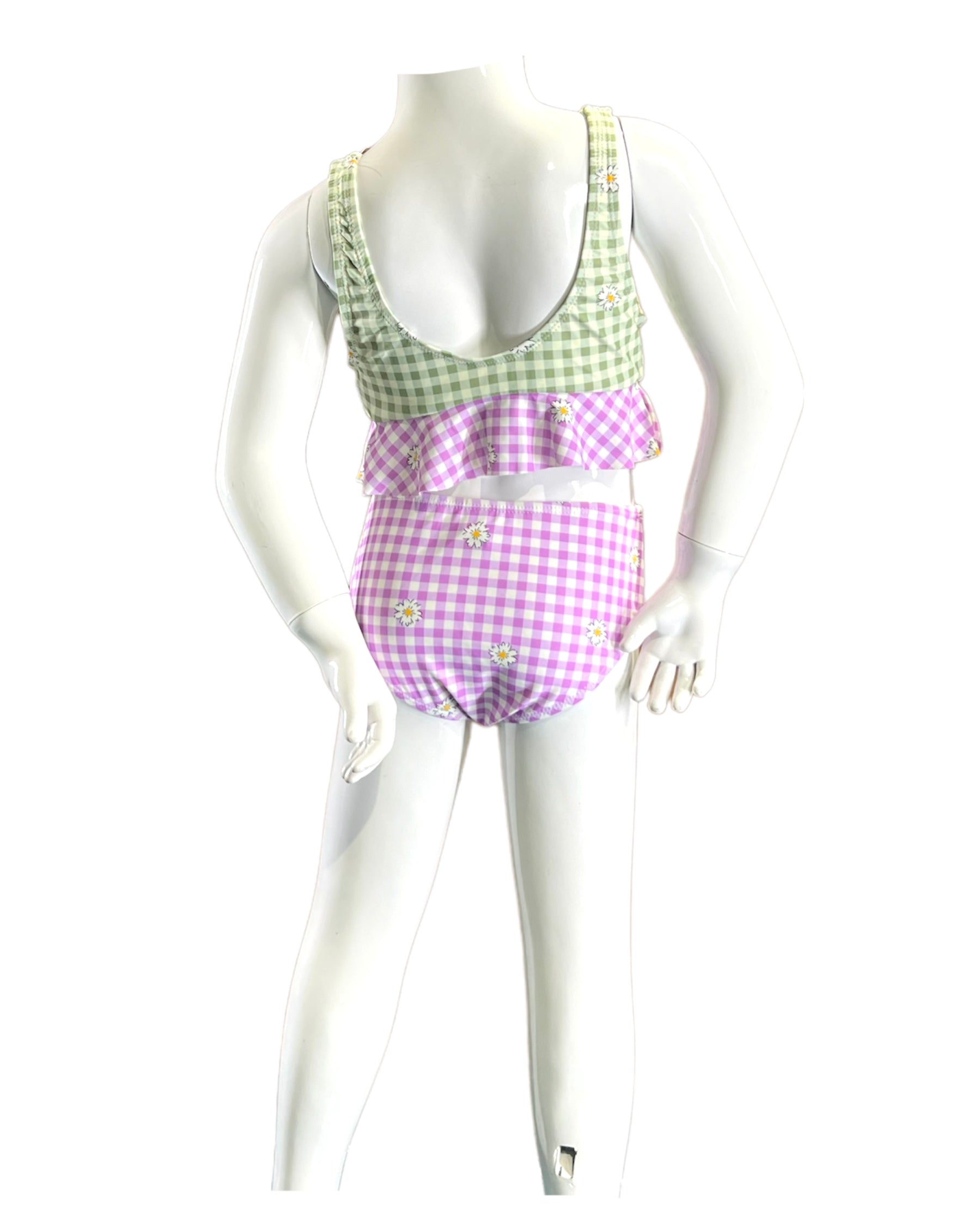 K4717-gingham Daisy
