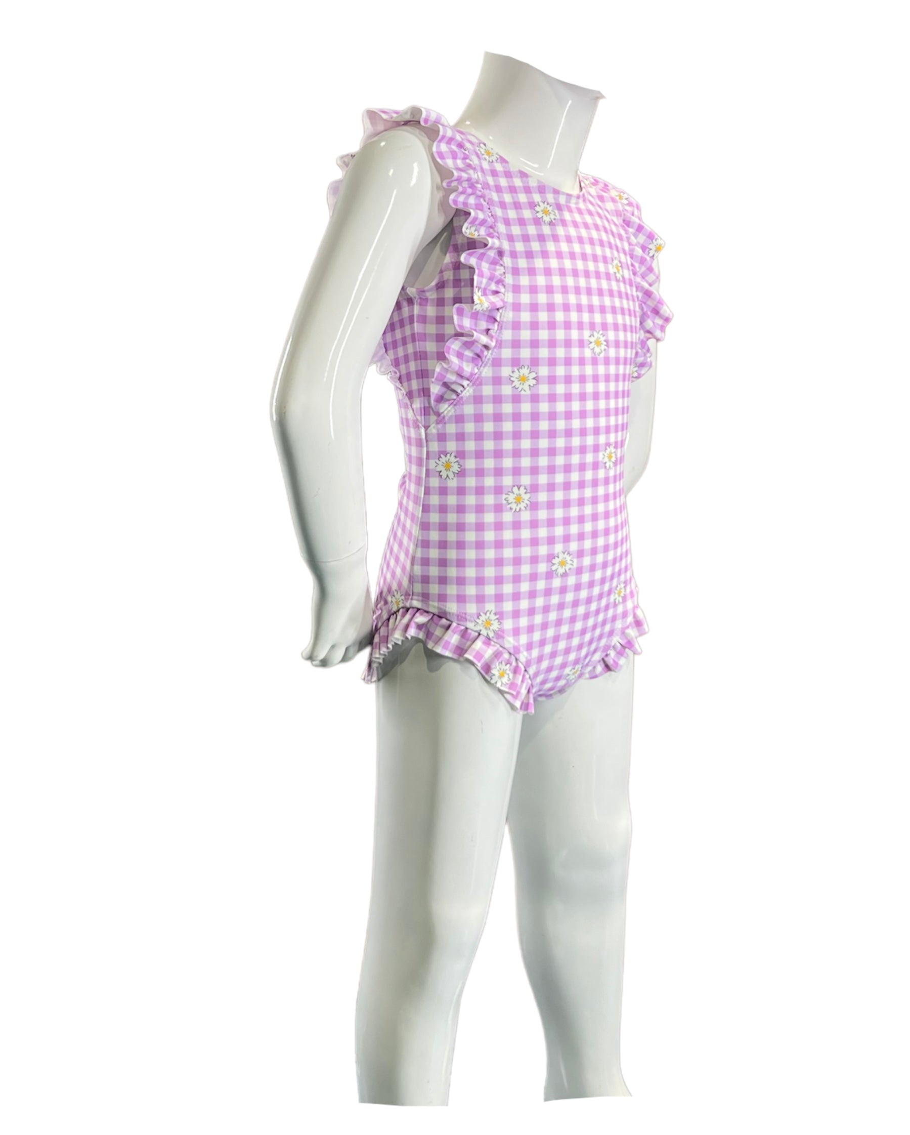 K4721-gingham Daisy Berry
