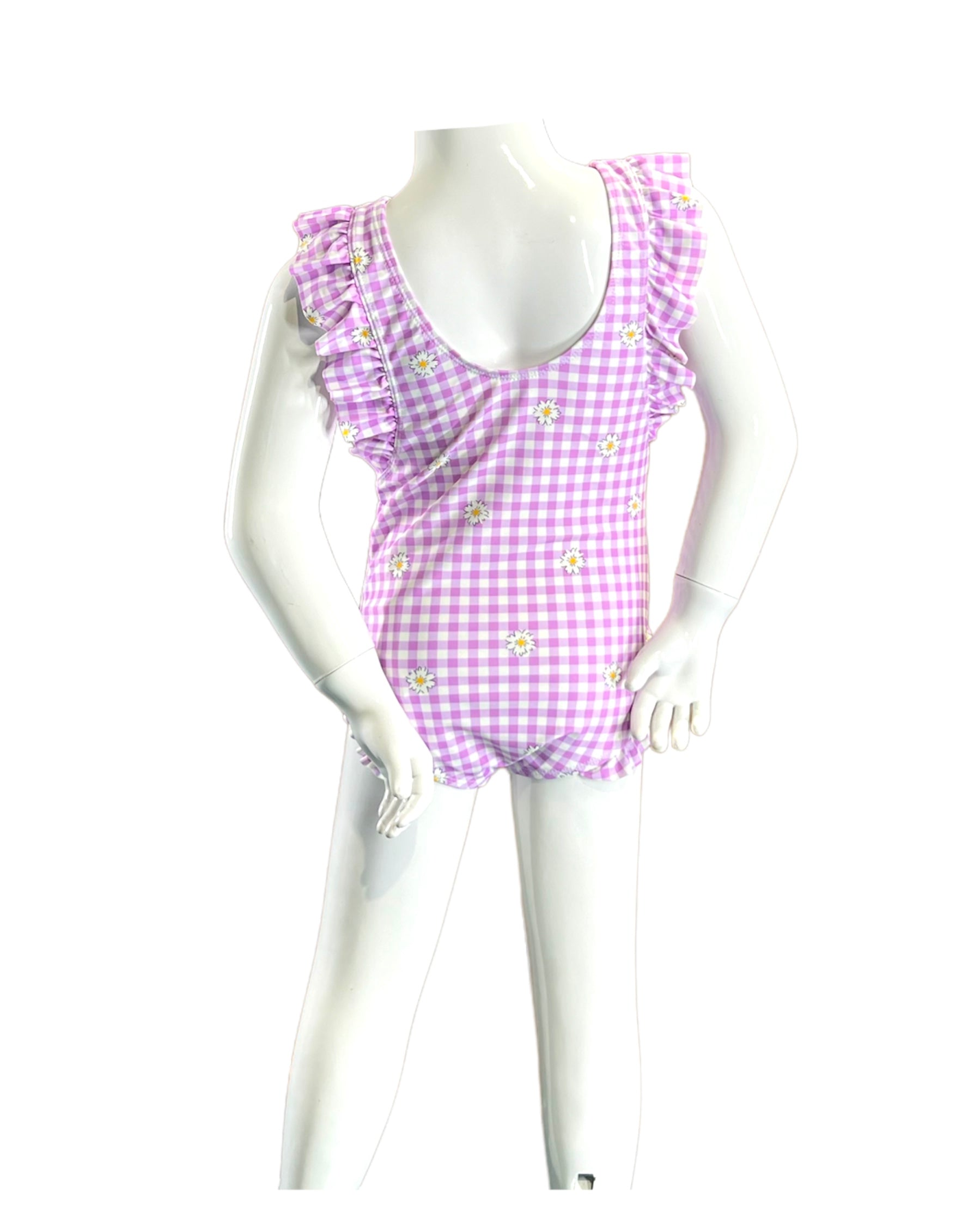 K4721-gingham Daisy Berry