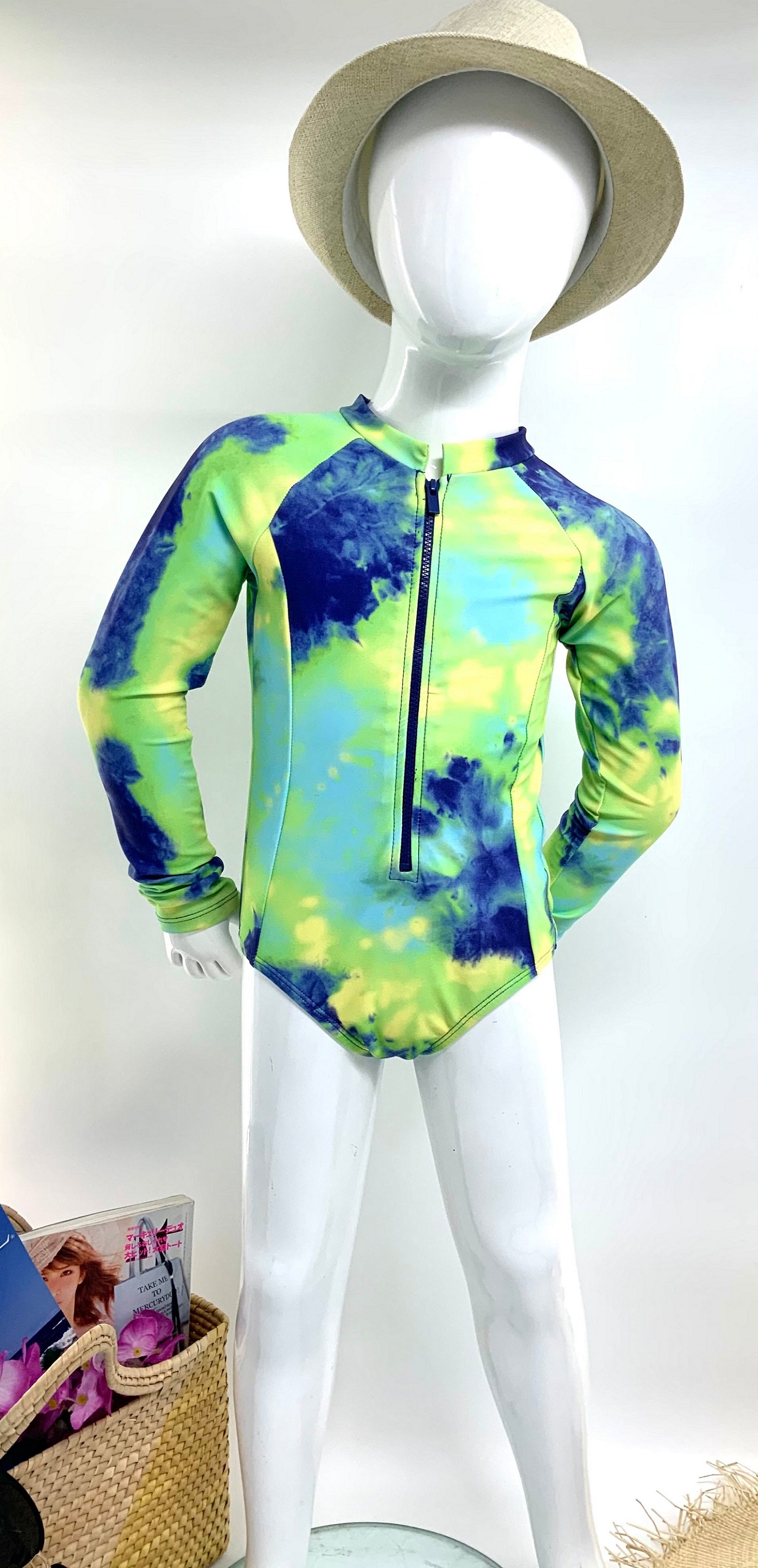 F1804-ocean Tie Dye