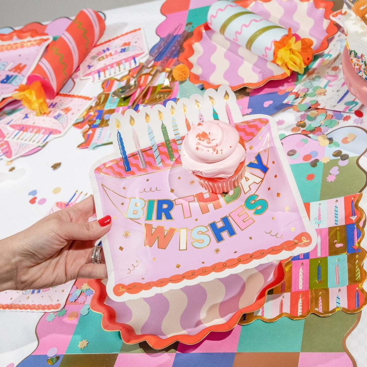 Birthday Wishes Dessert Plates (10 Count)