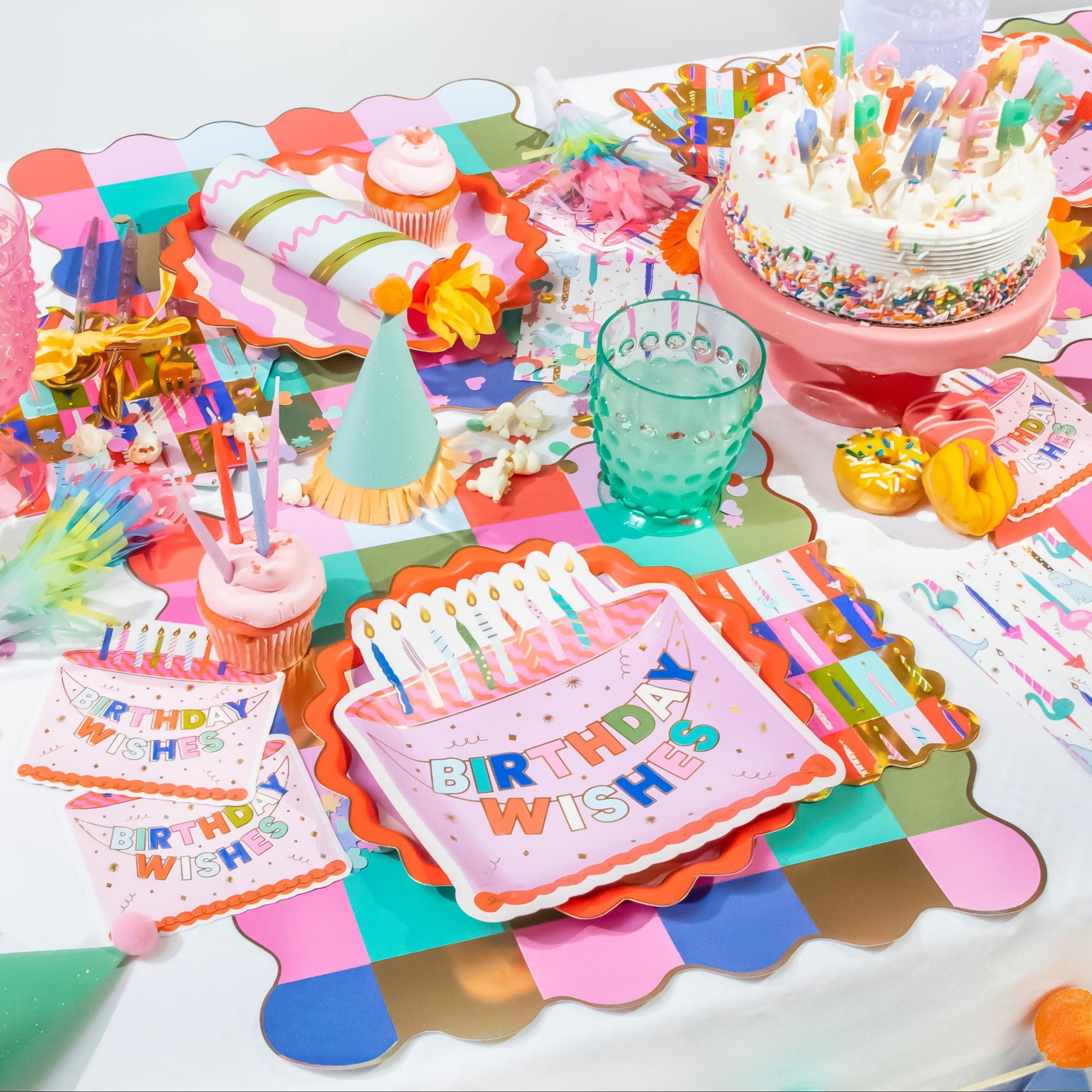Birthday Wishes Dessert Plates (10 Count)