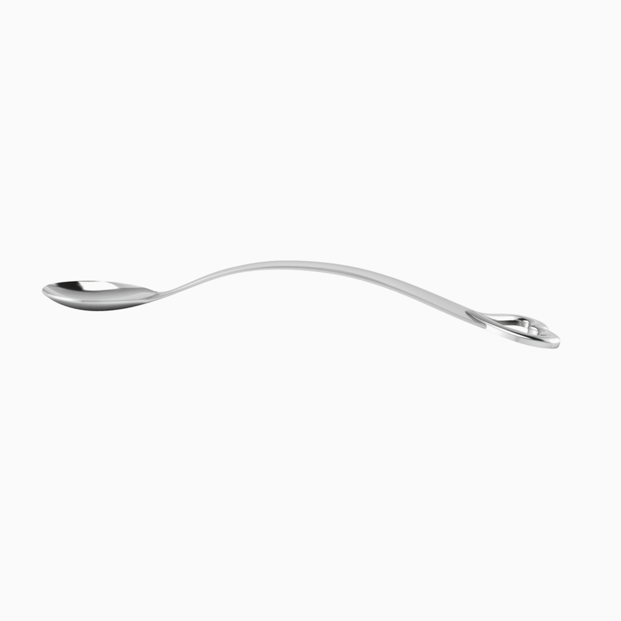 Heart Sterling Silver Baby Feeding Spoon By Krysaliis