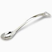 Heart Sterling Silver Baby Feeding Spoon By Krysaliis