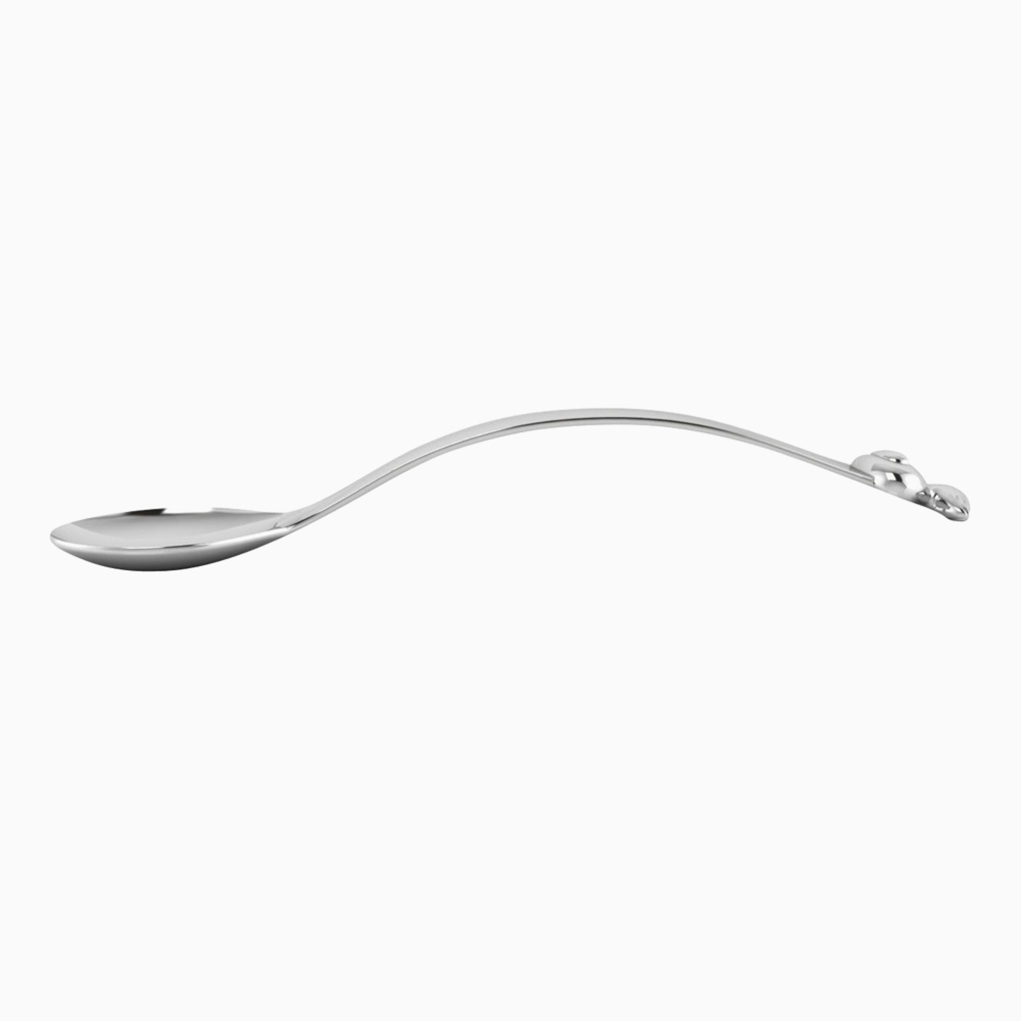 Duck Sterling Silver Baby Feeding Spoon By Krysaliis