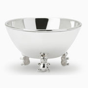 Teddy Sterling Silver Baby Feeding Bowl By Krysaliis