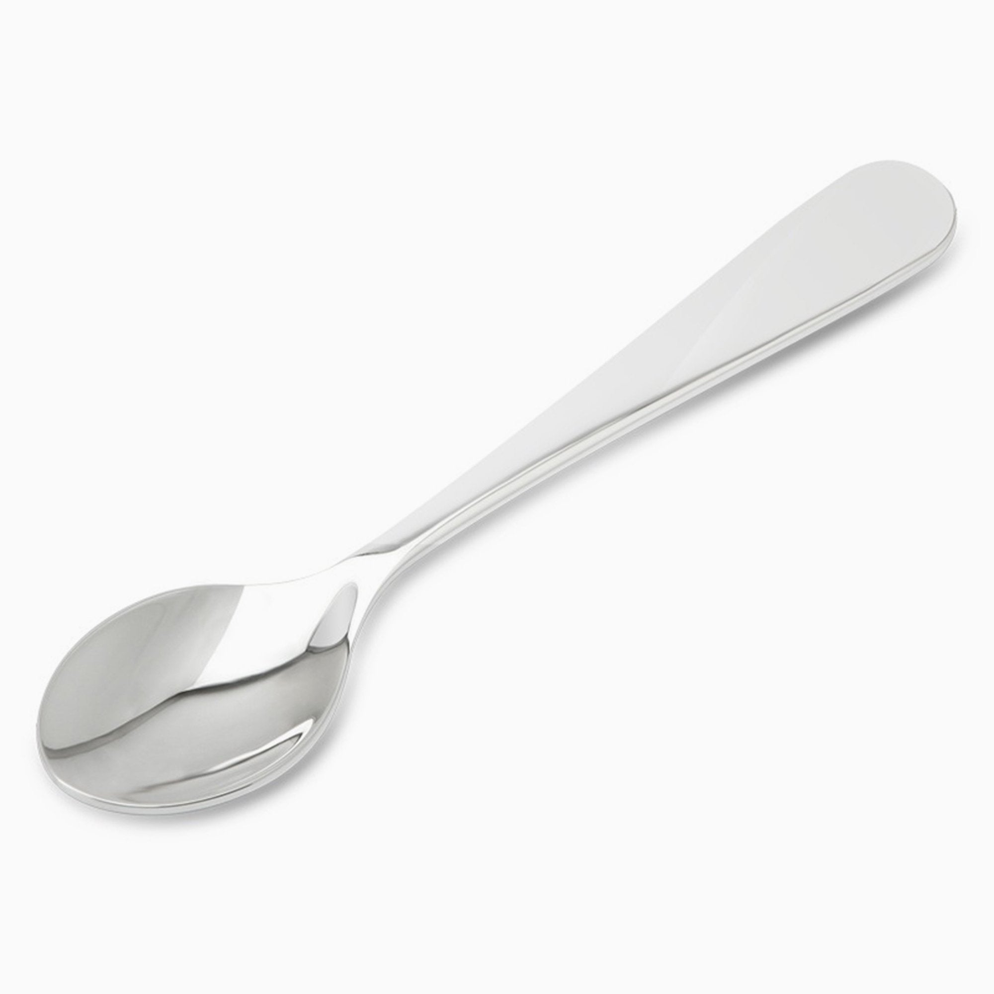 Classic Sterling Silver Baby Feeding Spoon By Krysaliis