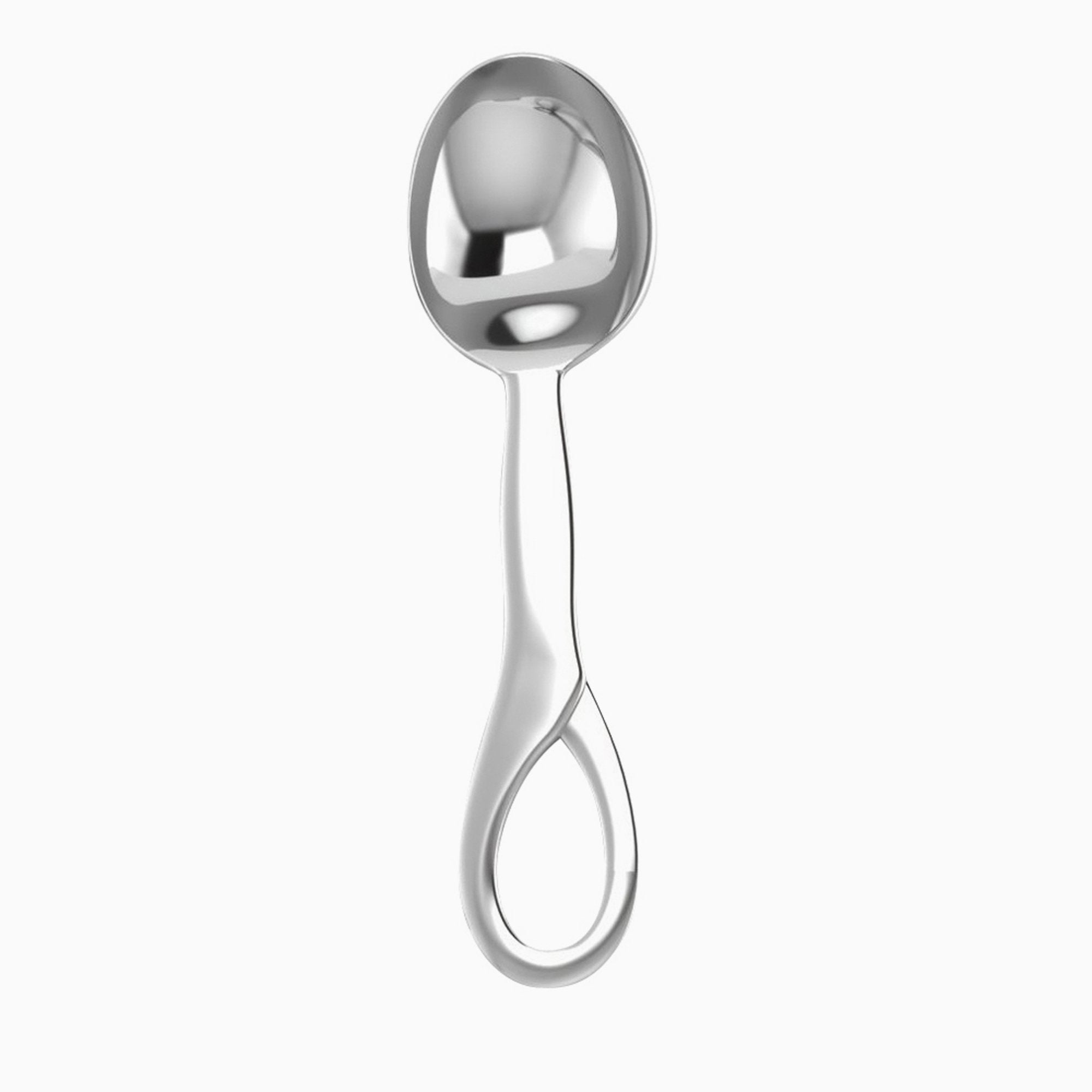 Sophie Sterling Silver Baby Feeding Spoon By Krysaliis