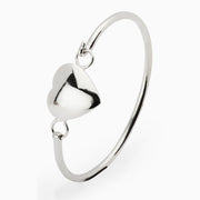 Sterling Silver Baby Heart Bracelet Bangle By Krysaliis