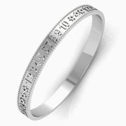 Sterling Silver 123 Baby Bracelet Bangle By Krysaliis