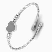 Sterling Silver Expandable Twisted Love Baby Bracelet Bangle By Krysaliis