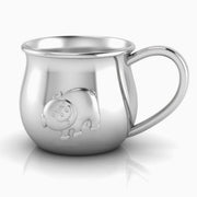 Krysaliis Silver Plated Baby Cup - Piggy
