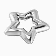Krysaliis Silver Plated Baby Rattle - Star