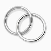 Krysaliis Silver Plate Baby Rattle Teether - 2 Ring