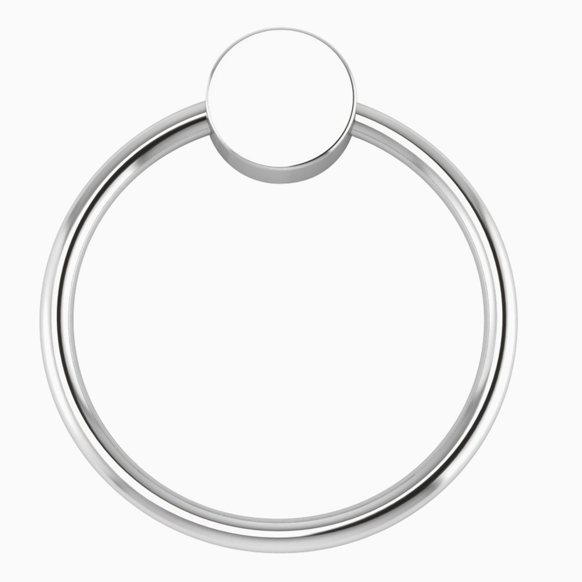 Krysaliis Sterling Silver Teether Rattle - Flat Ring