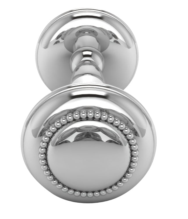 Krysaliis Sterling Silver Dumbbell Rattle -  Beaded