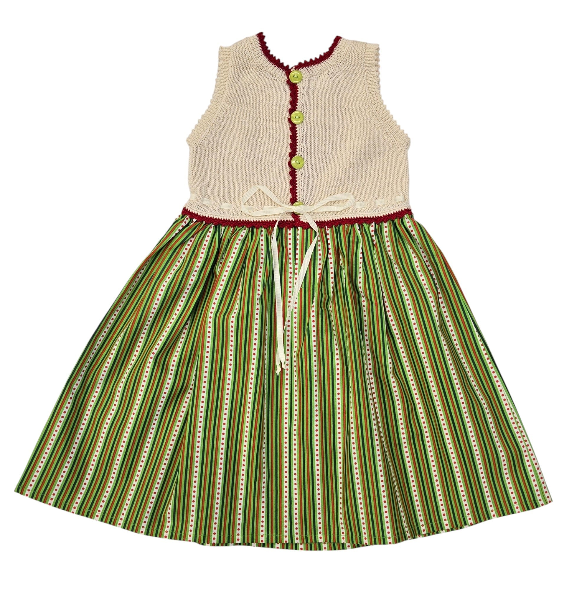 Holiday Dog Dress, Fabric Skirt