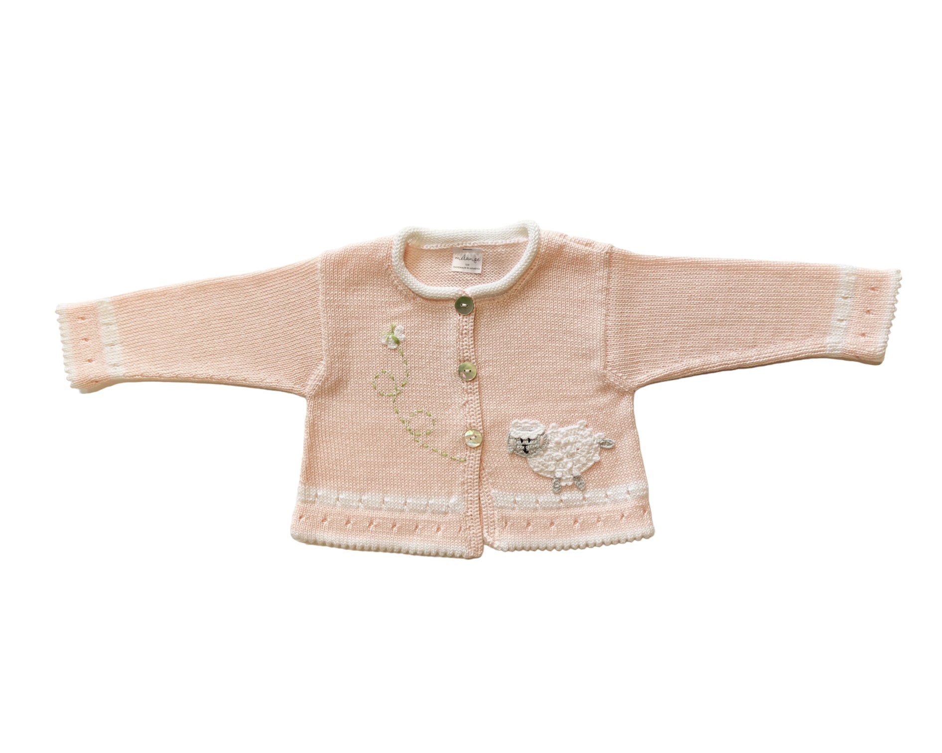 Lamb Cardigan, Pink