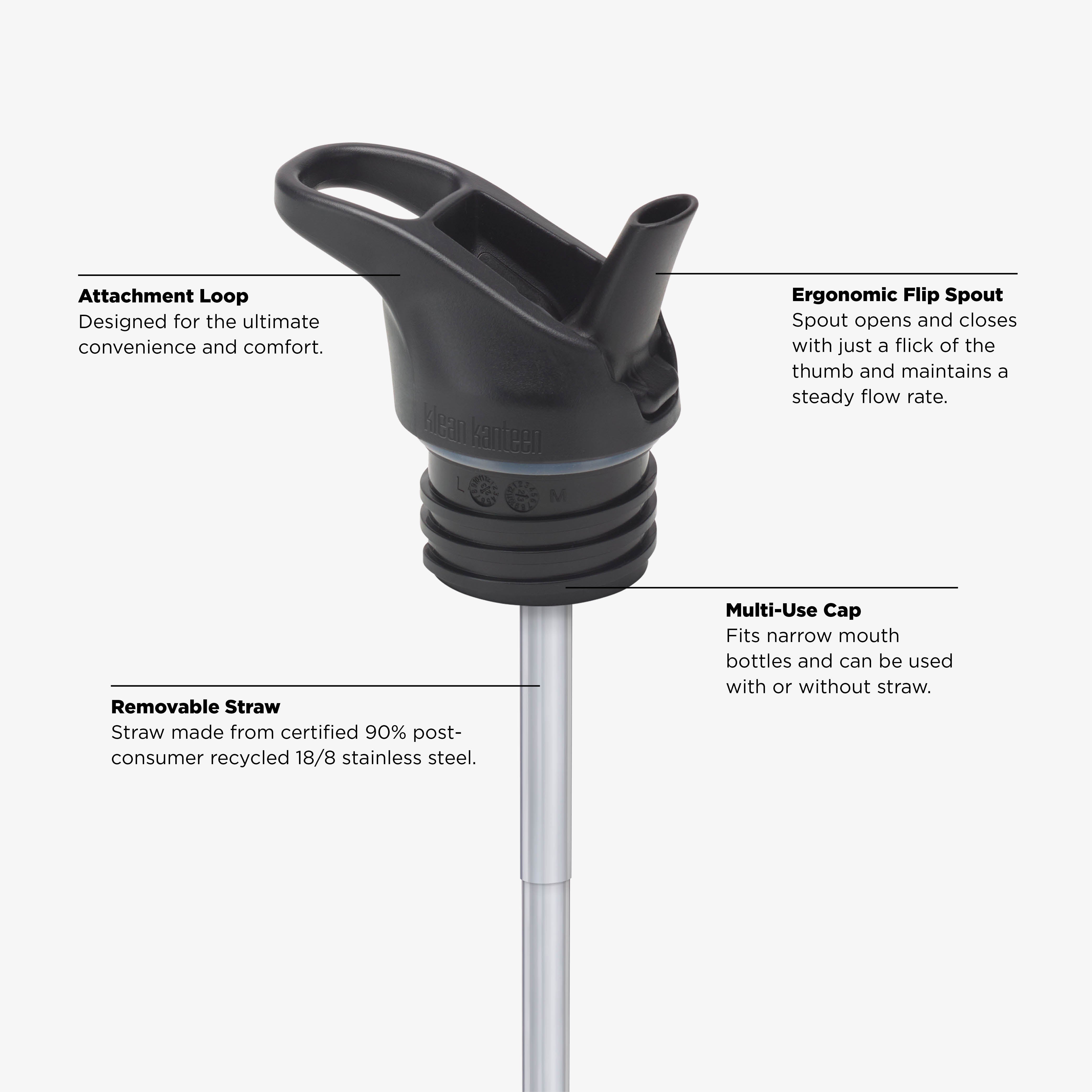 12oz Kid's Classic With Flip Seal Sport Cap