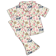 Kennedy Pink Farm Bamboo Girls Luxe Lounge Set (pre-order)