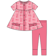 Kenzie Bamboo Short Sleeve Tunic + Legging Set (pre-order)