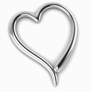 Sterling Silver Heart Napkin Rings By Krysaliis - Set Of 2