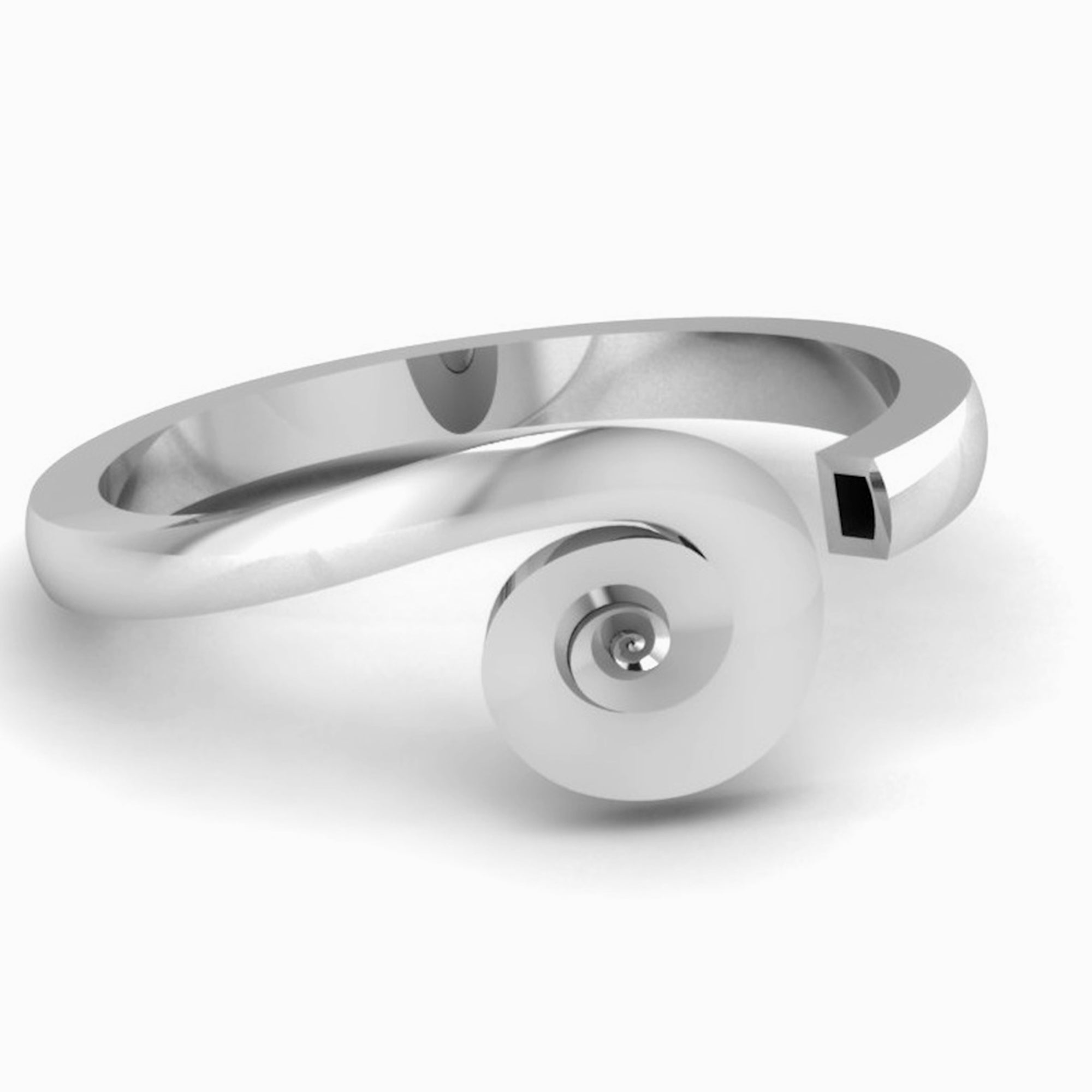 Sterling Silver Floral Leaf Rings By Krysaliis - Set Of 2