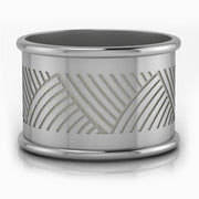Krysaliis Trigono Silver-plate Napkin Ring Set Of 4