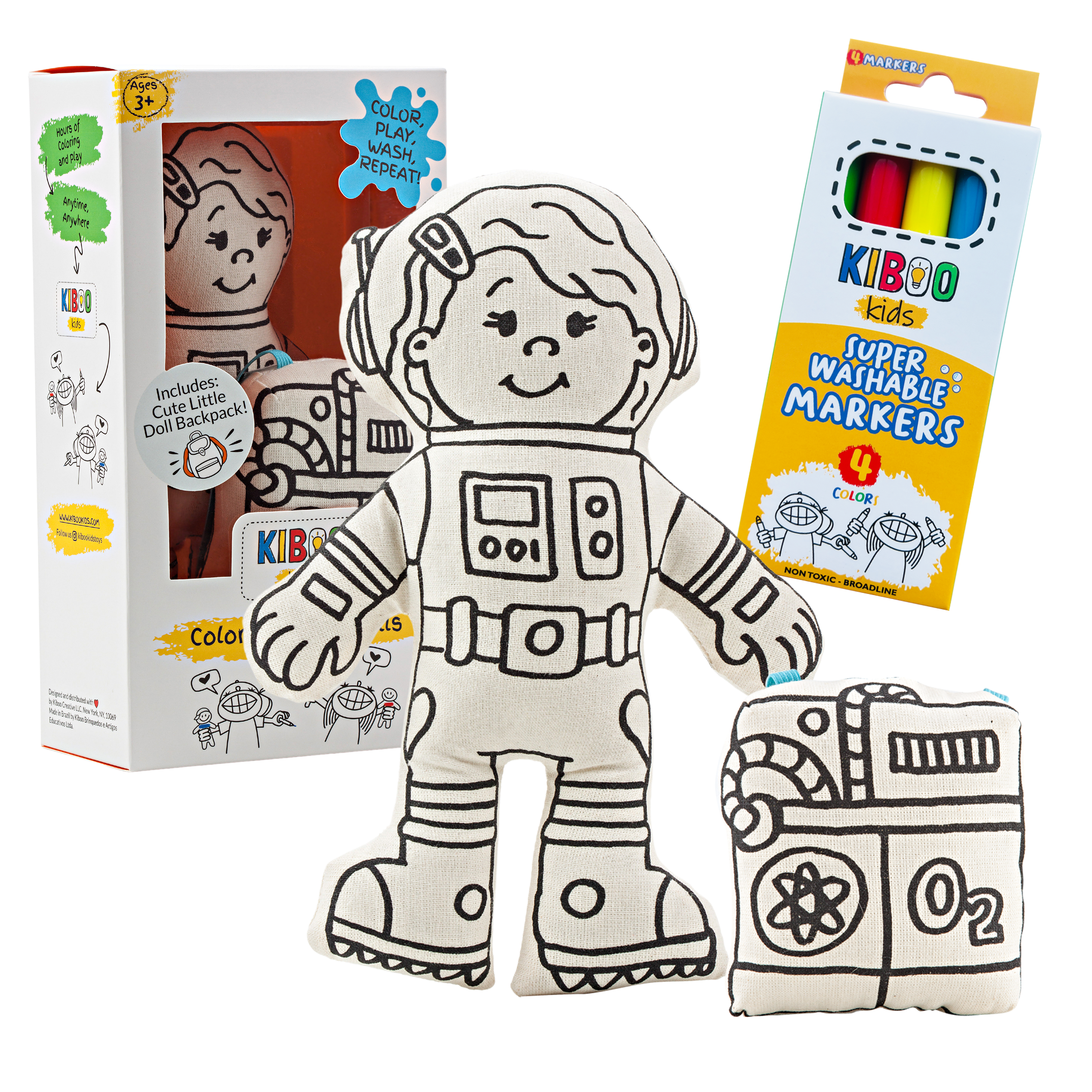 Space Explorer: Girl Astronaut Doll With Mini Space Pack - Educational And Imaginative Play Toy