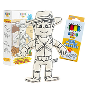 - Western Series: Cowgirl Coloring Set