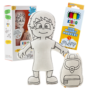 - Kid With Bangs Coloring Set