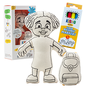 - Kid With Locks Coloring Set