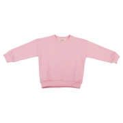 Solid Kids Sweatshirt In Pink