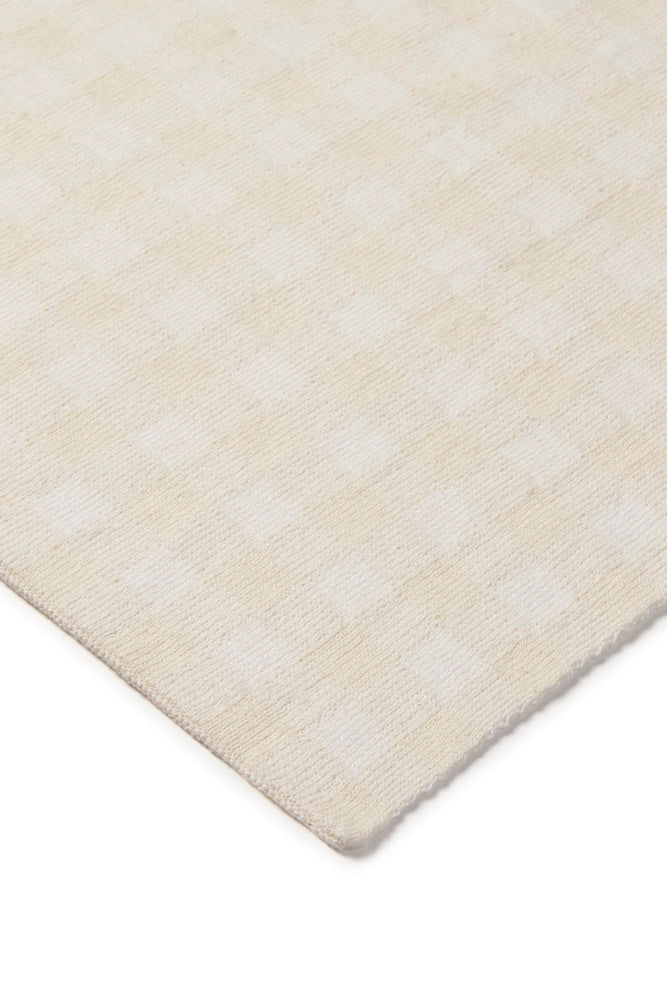 Knitted Blanket Vichy Ivory