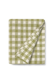 Knitted Blanket Vichy Matcha