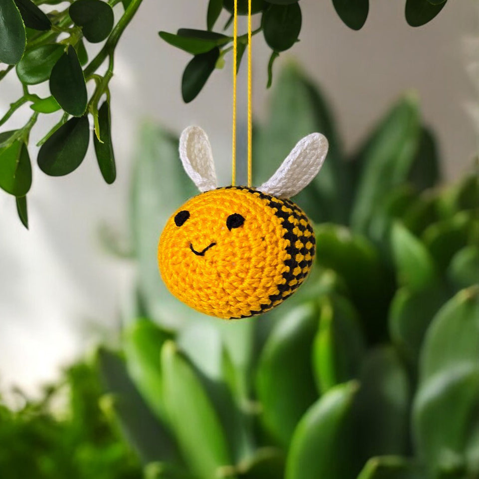 Crochet Bee Ornament