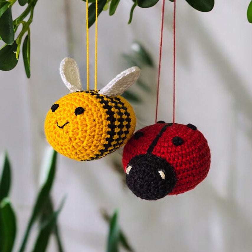 Crochet Bee Ornament