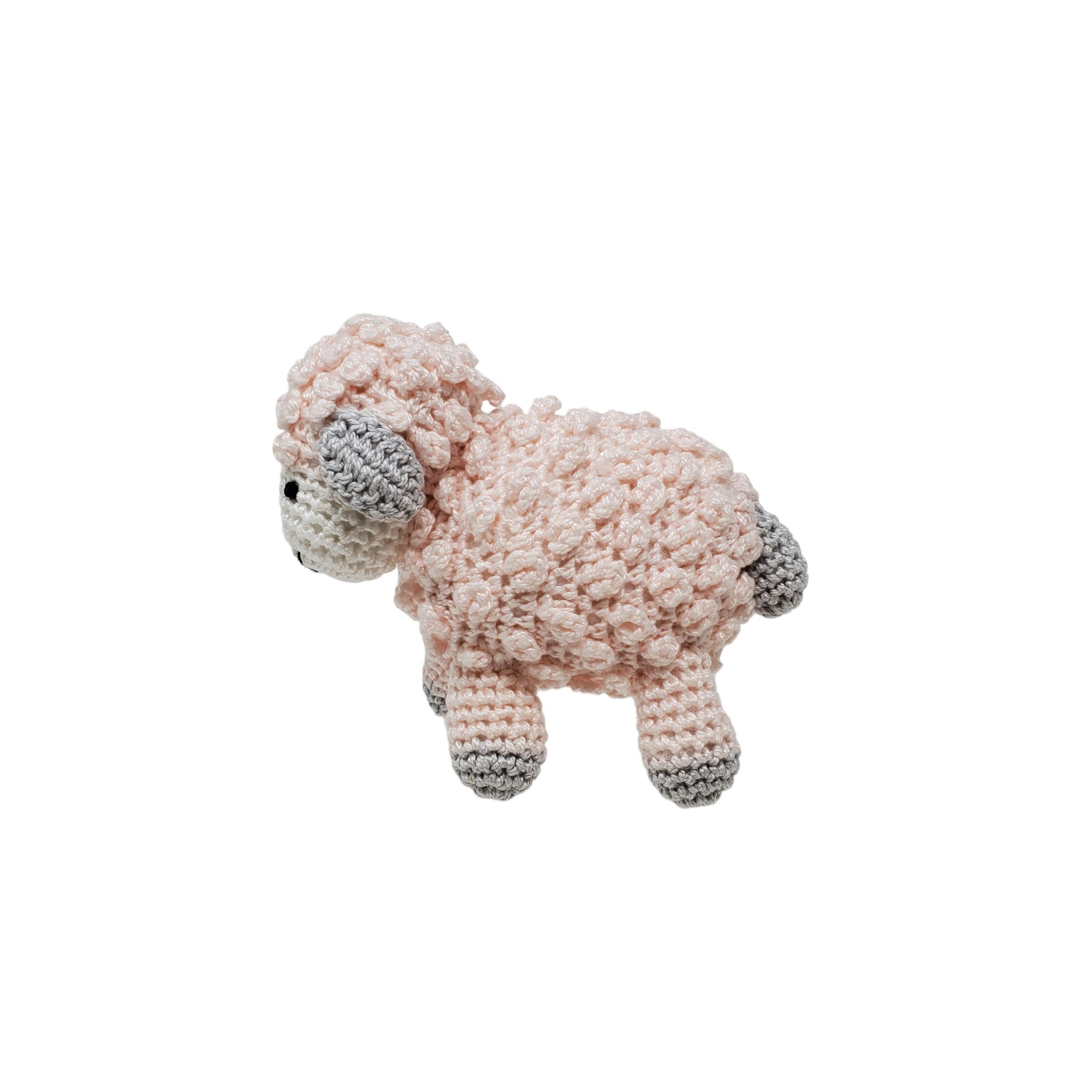 Little Crochet Lamb, Pink